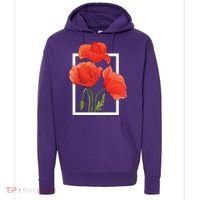Poppy Flowers Hoodie thumb 0