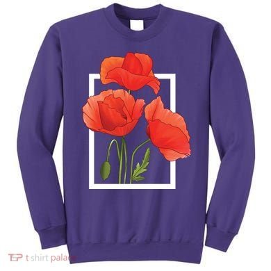 Poppy Flowers Sweatshirt