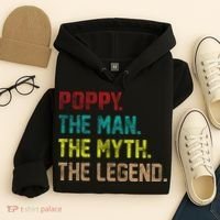 Poppy The Man The Myth The Legend Hoodie thumb 4