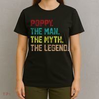 Poppy The Man The Myth The Legend T-Shirt thumb 4