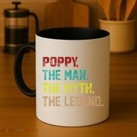 Poppy The Man The Myth The Legend Coffee Mug thumb 4