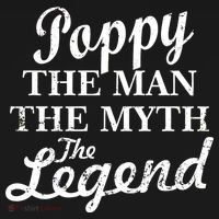 Poppy The Man The Myth The Legend Classic Hoodie thumb 2