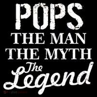 Pops The Man Myth Legend Ornament thumb 1