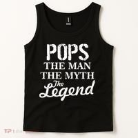 Pops The Man Myth Legend Tank Top thumb 2