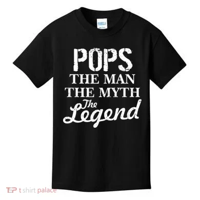 Pops The Man Myth Legend Kids T-Shirt
