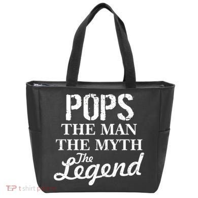 Pops The Man Myth Legend Tote Bag