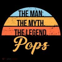 Pops The Man the Myth the Legend Ornament thumb 1