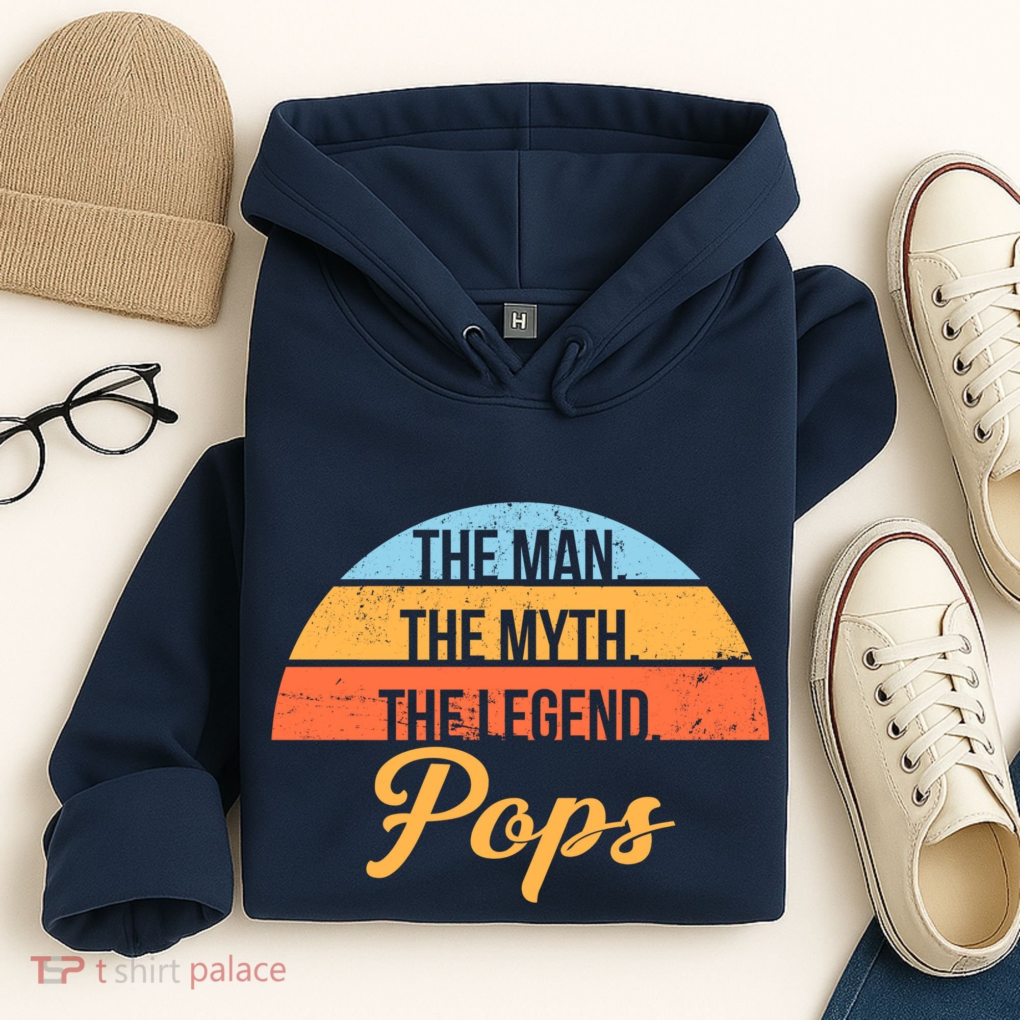 Pops The Man the Myth the Legend Hoodie
