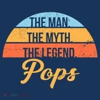 Pops The Man the Myth the Legend Hoodie thumb 2