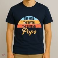 Pops The Man the Myth the Legend T-Shirt thumb 3