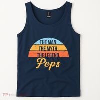 Pops The Man the Myth the Legend Tank Top thumb 2