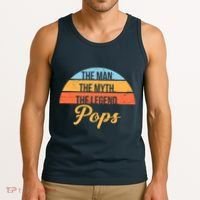Pops The Man the Myth the Legend Tank Top thumb 3