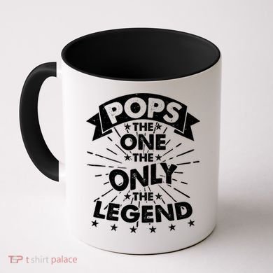 Pops The One The Only The Legend Coffee Mug