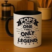 Pops The One The Only The Legend Coffee Mug thumb 4
