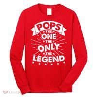 Pops The One The Only The Legend Long Sleeve Shirt thumb 0