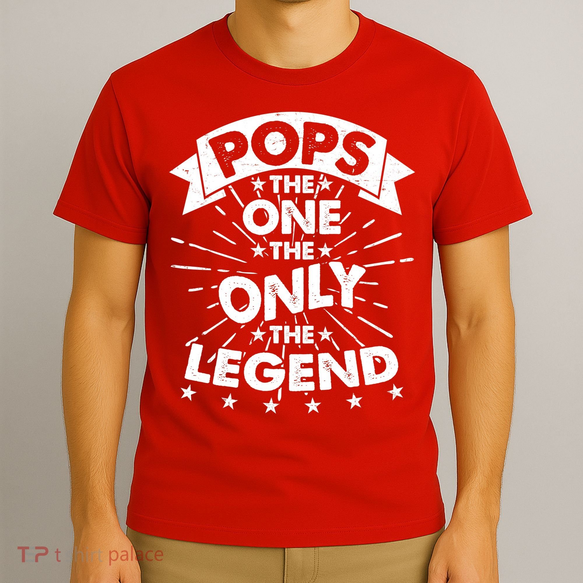 Pops The One The Only The Legend T-Shirt