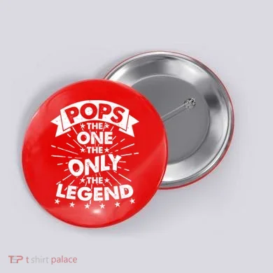 Pops The One The Only The Legend Button