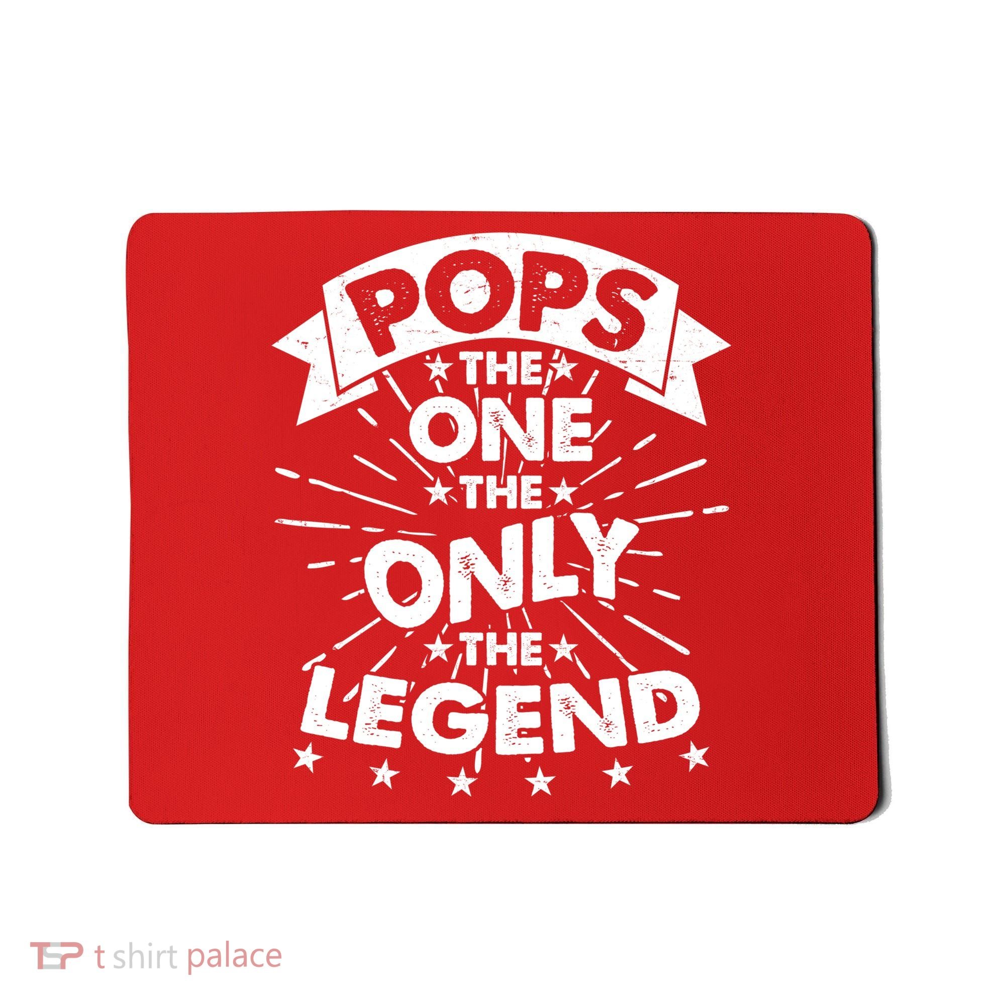 Pops The One The Only The Legend Mousepad