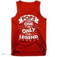 Pops The One The Only The Legend Tank Top thumb 0