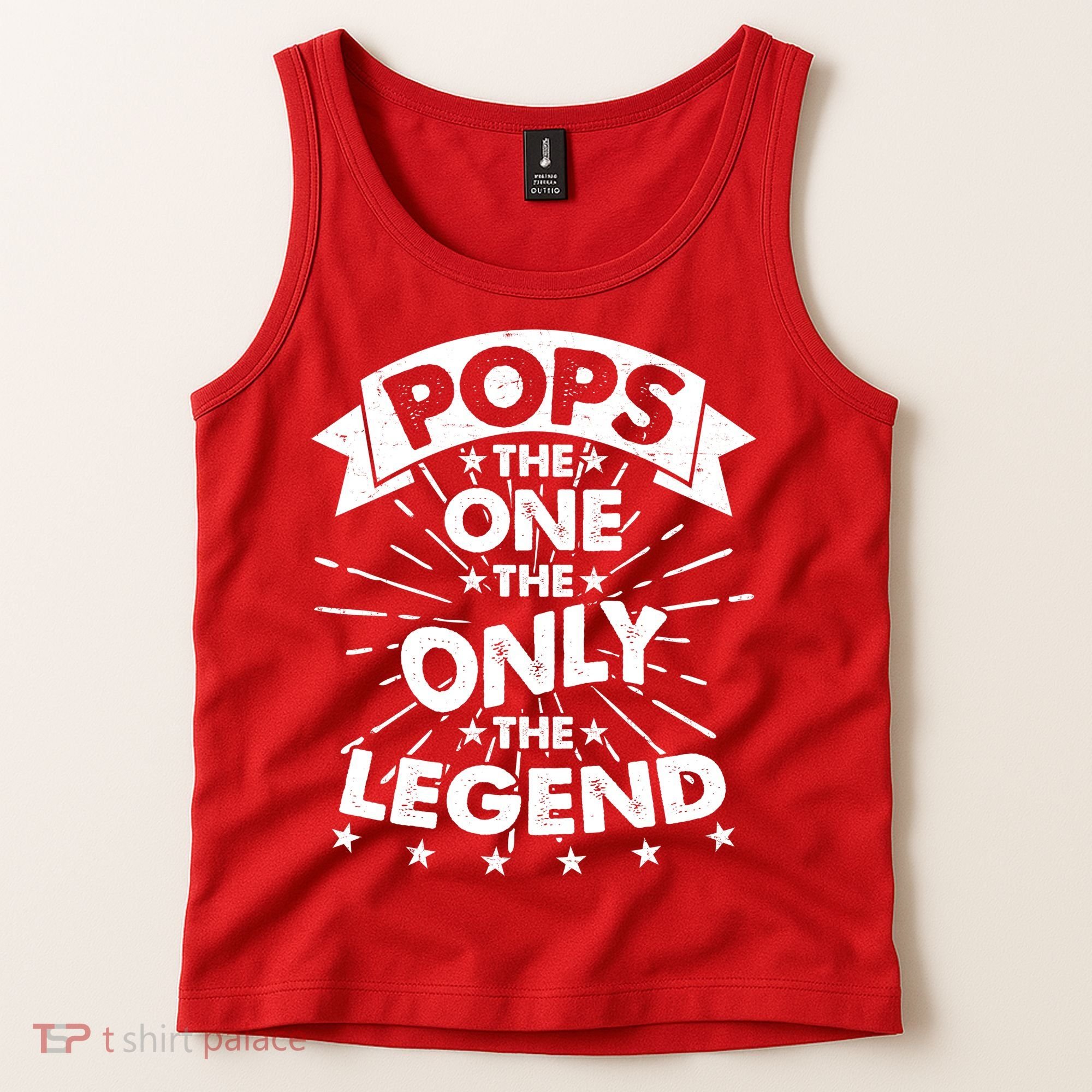 Pops The One The Only The Legend Tank Top