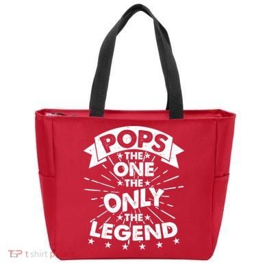 Pops The One The Only The Legend Tote Bag