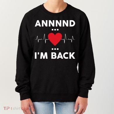 Post Operation Red Heart Back Open Heart Surgery Warrior Gift Women's Sweatshirt