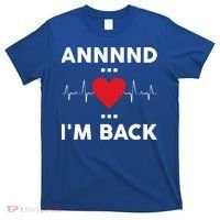 Post Operation Red Heart Back Open Heart Surgery Warrior Gift T-Shirt thumb 0