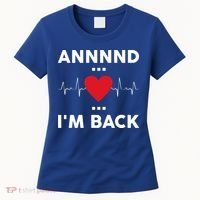 Post Operation Red Heart Back Open Heart Surgery Warrior Gift Women's T-Shirt thumb 0