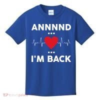 Post Operation Red Heart Back Open Heart Surgery Warrior Gift Kids T-Shirt thumb 0