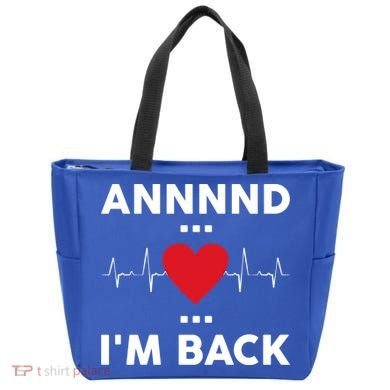 Post Operation Red Heart Back Open Heart Surgery Warrior Gift Tote Bag