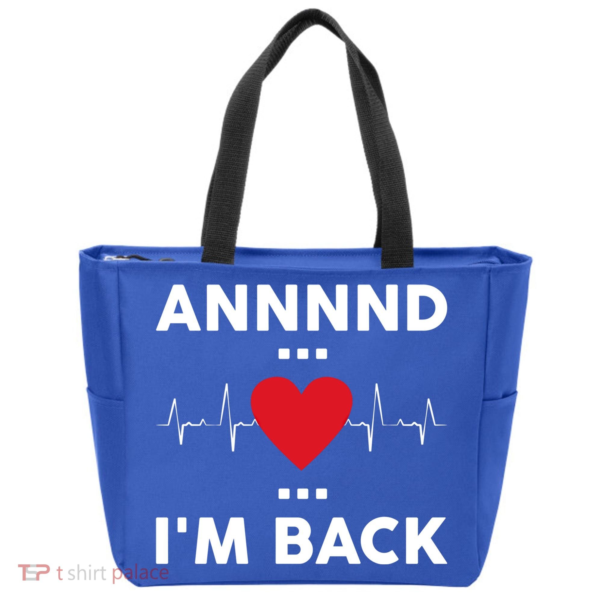 Post Operation Red Heart Back Open Heart Surgery Warrior Gift Tote Bag