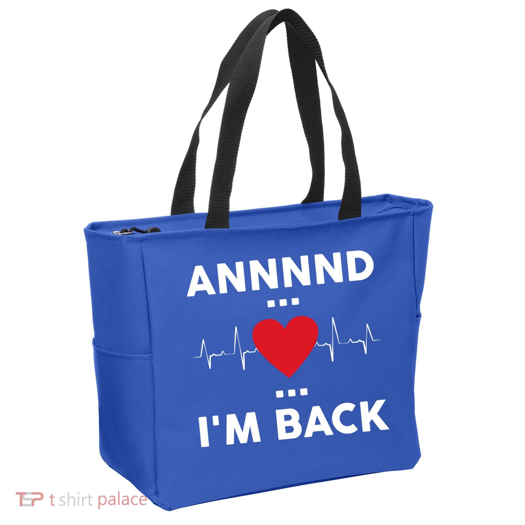 Post Operation Red Heart Back Open Heart Surgery Warrior Gift Tote Bag
