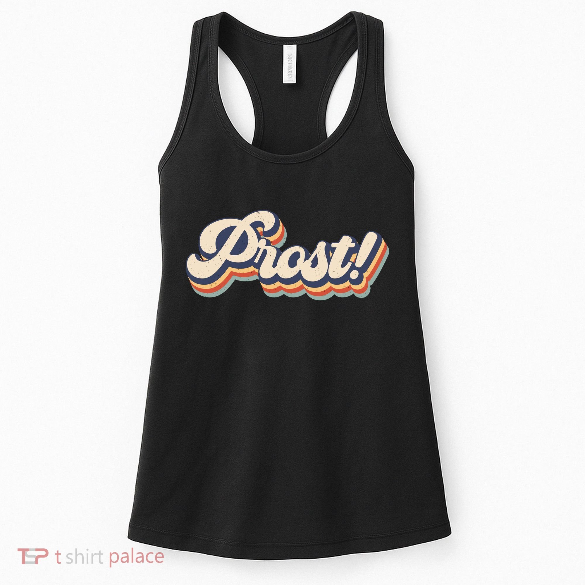 Prost Oktoberfest Retro Groovy Women's Tank Top