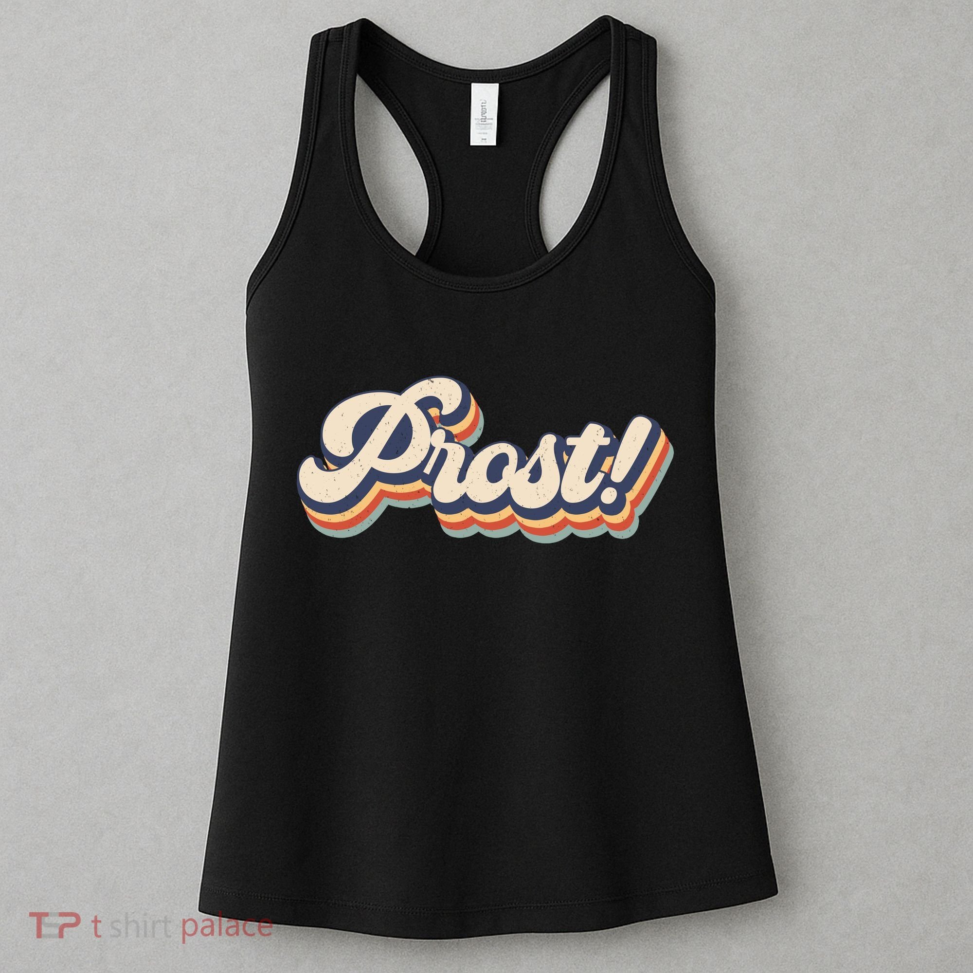 Prost Oktoberfest Retro Groovy Women's Tank Top