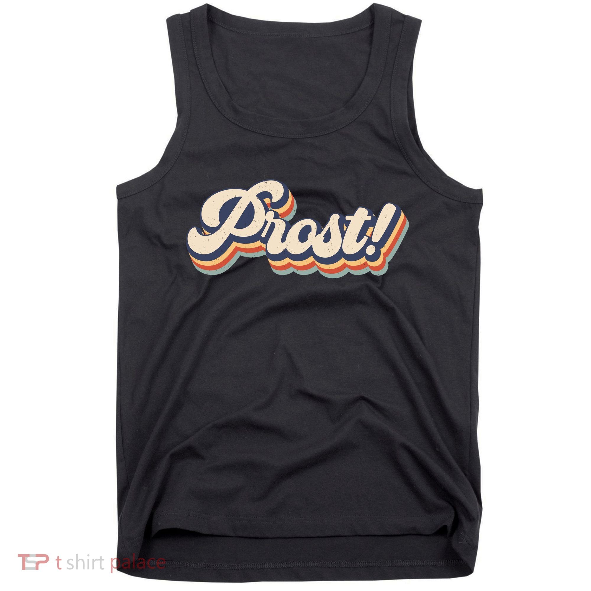 Prost Oktoberfest Retro Groovy Tank Top
