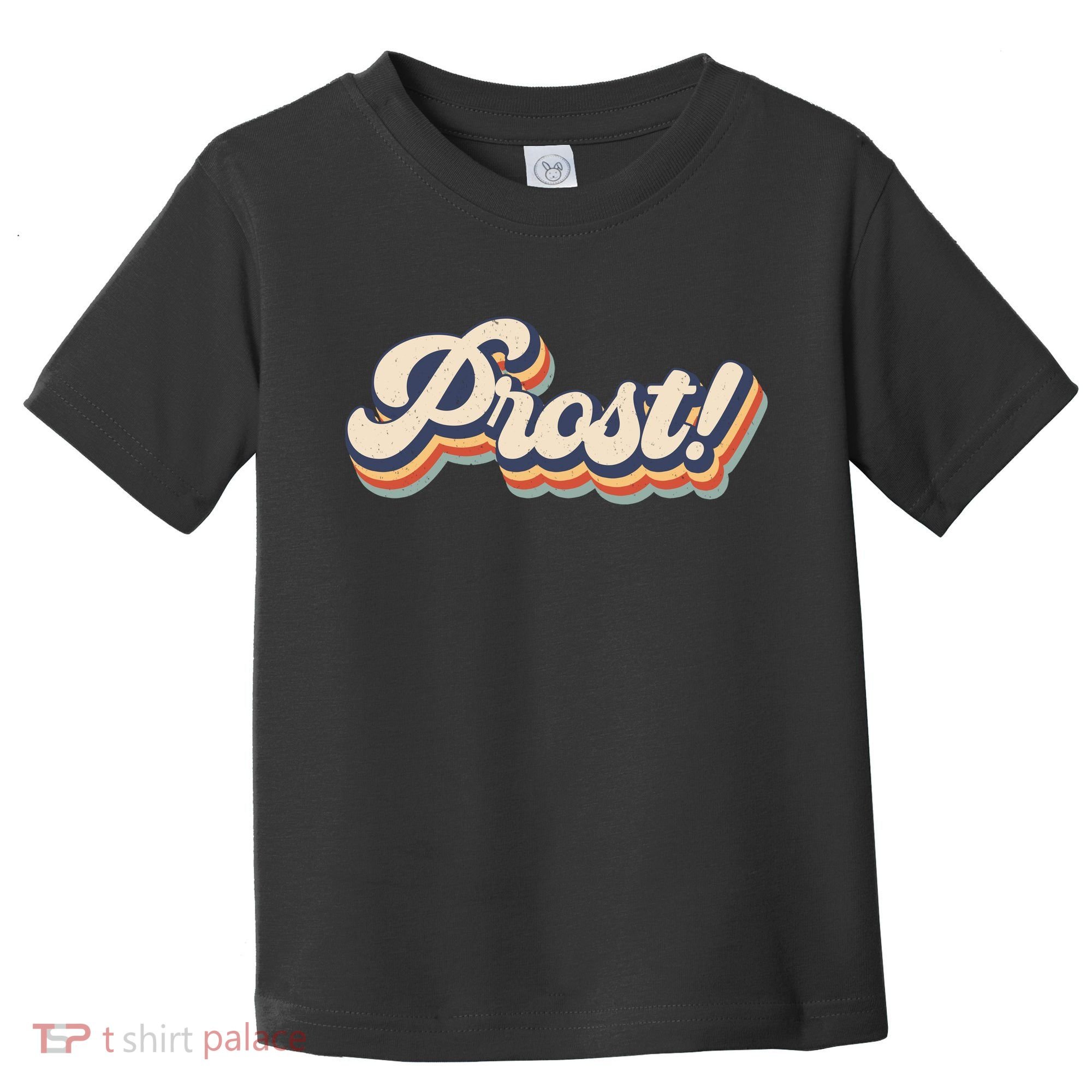 Prost Oktoberfest Retro Groovy Toddler T-Shirt
