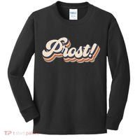 Prost Oktoberfest Retro Groovy Kids Long Sleeve Shirt thumb 0