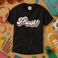 Prost Oktoberfest Retro Groovy Kids T-Shirt thumb 3