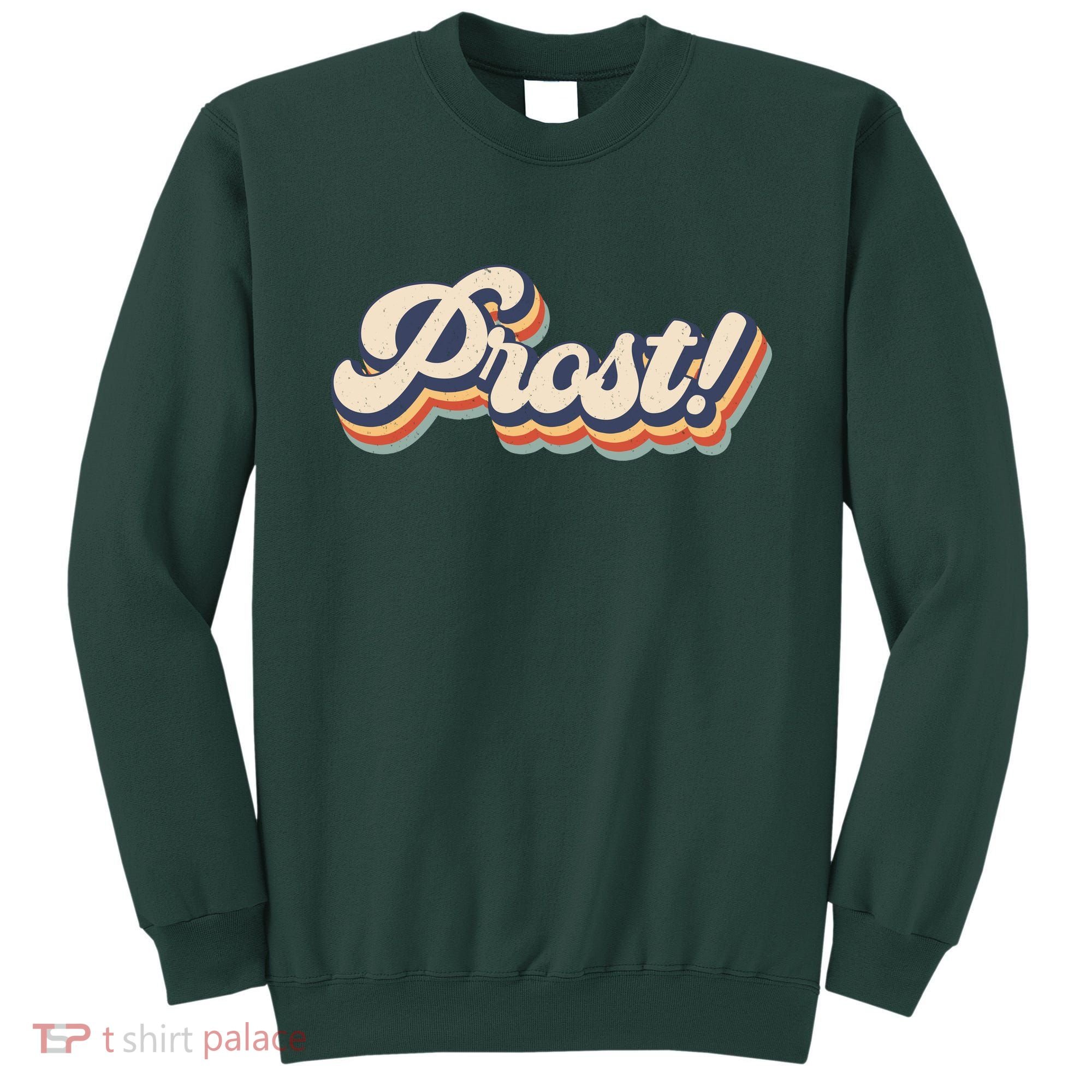 Prost Oktoberfest Retro Groovy Sweatshirt