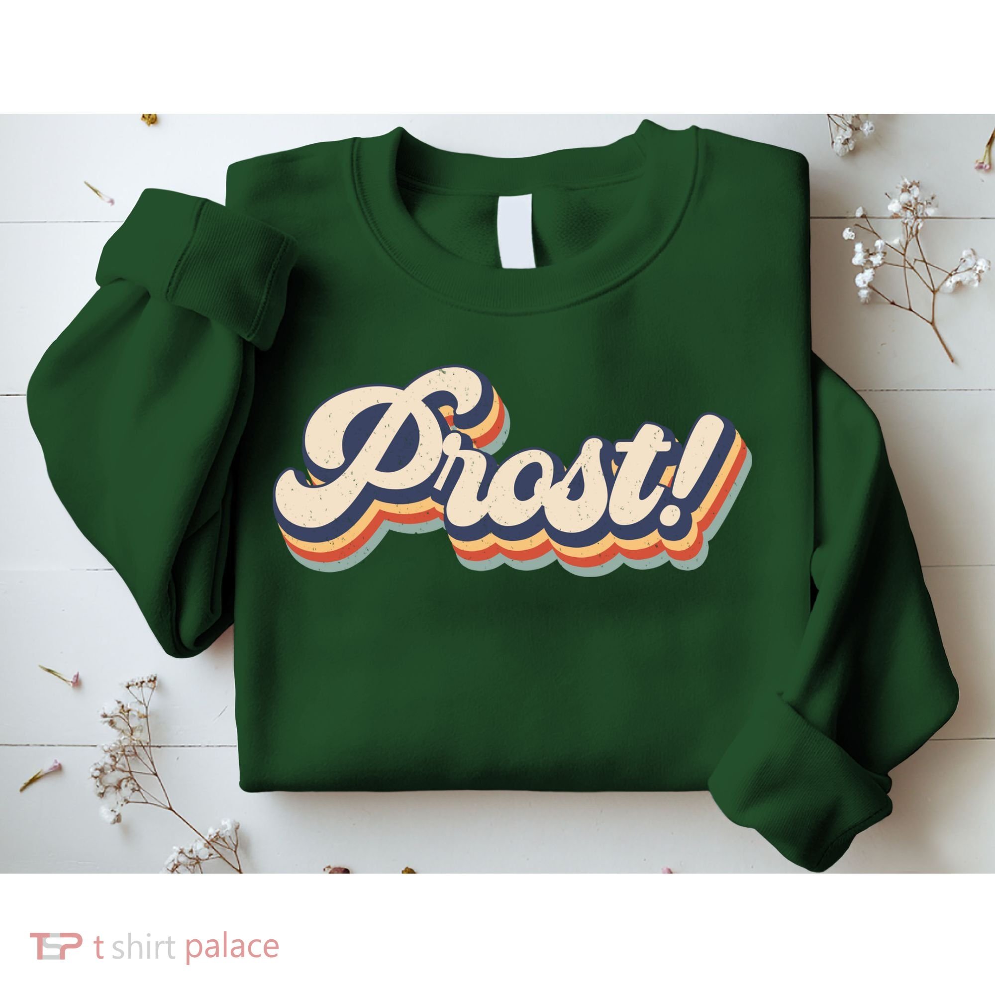 Prost Oktoberfest Retro Groovy Sweatshirt