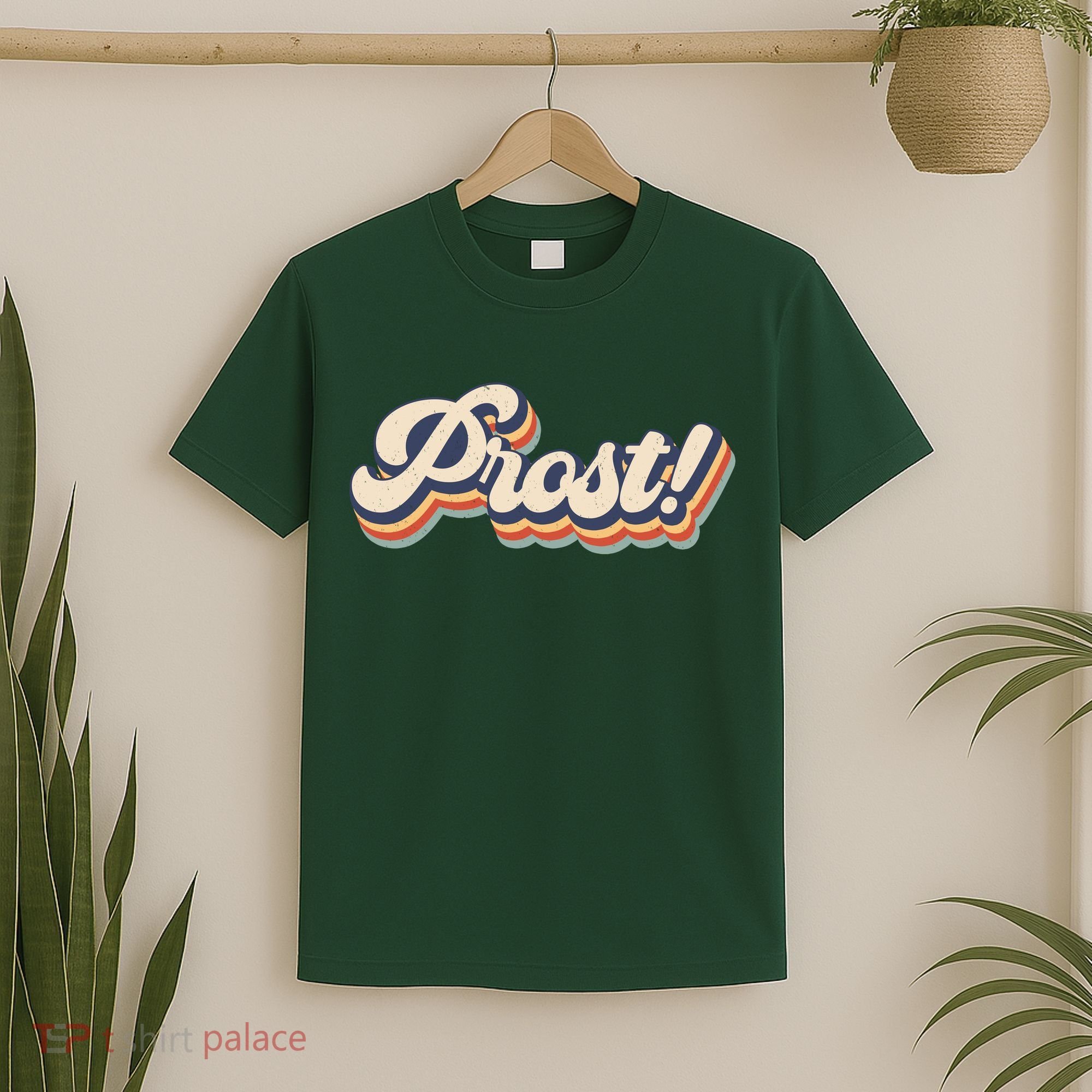 Prost Oktoberfest Retro Groovy T-Shirt