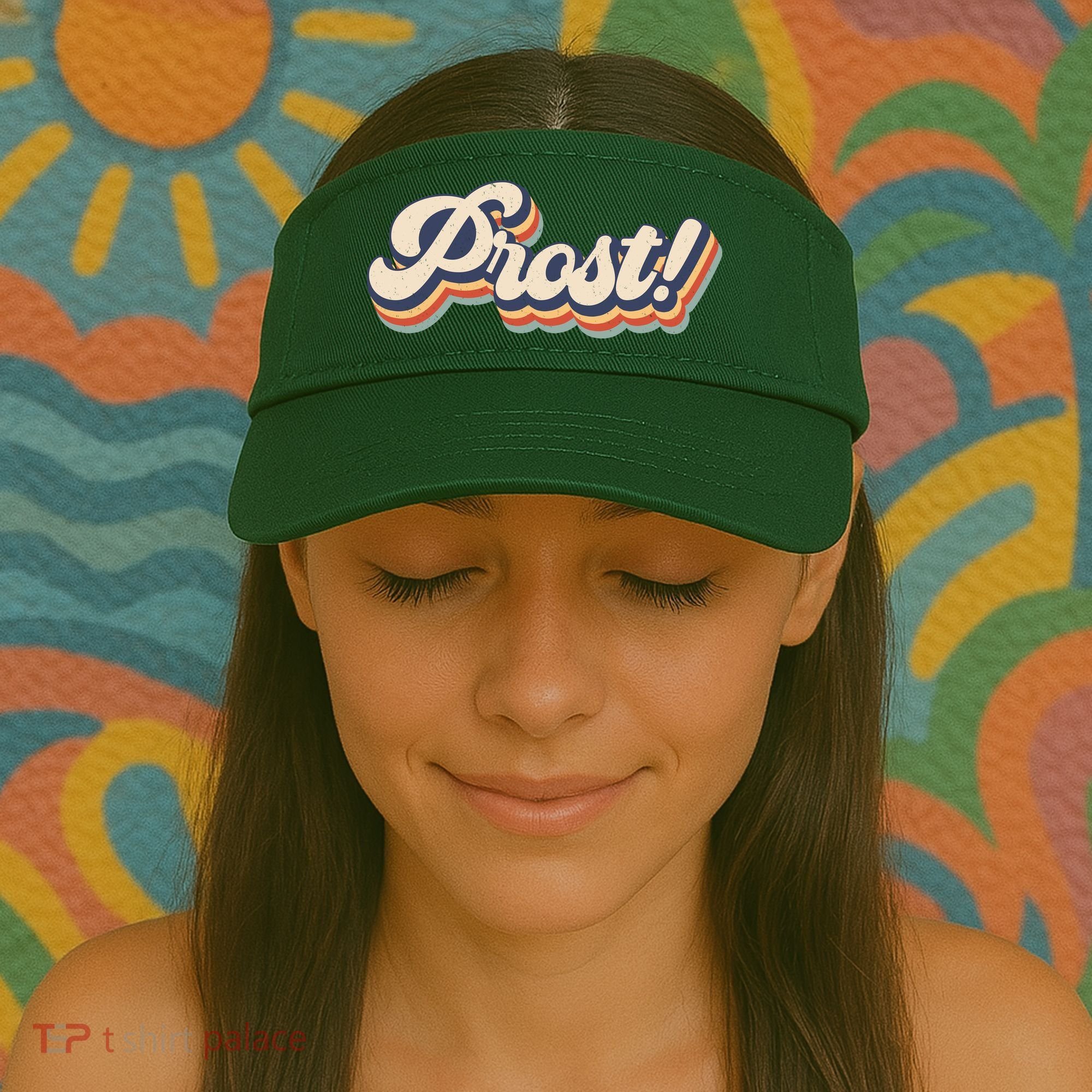 Prost Oktoberfest Retro Groovy Visor