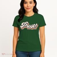 Prost Oktoberfest Retro Groovy Women's T-Shirt thumb 4