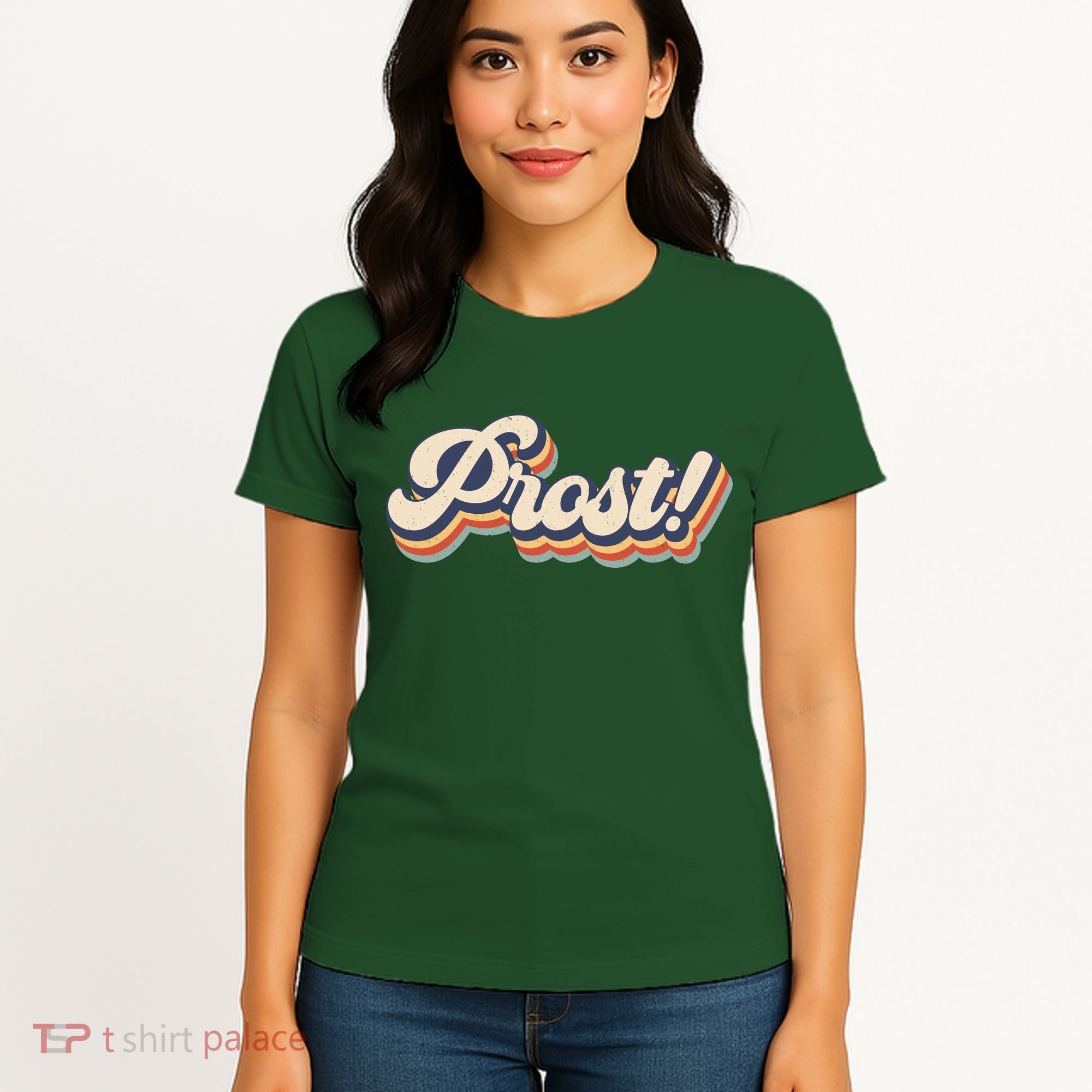 Prost Oktoberfest Retro Groovy Women's T-Shirt