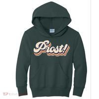 Prost Oktoberfest Retro Groovy Kids Hoodie thumb 0