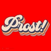 Prost Oktoberfest Retro Groovy Santa Hat thumb 1