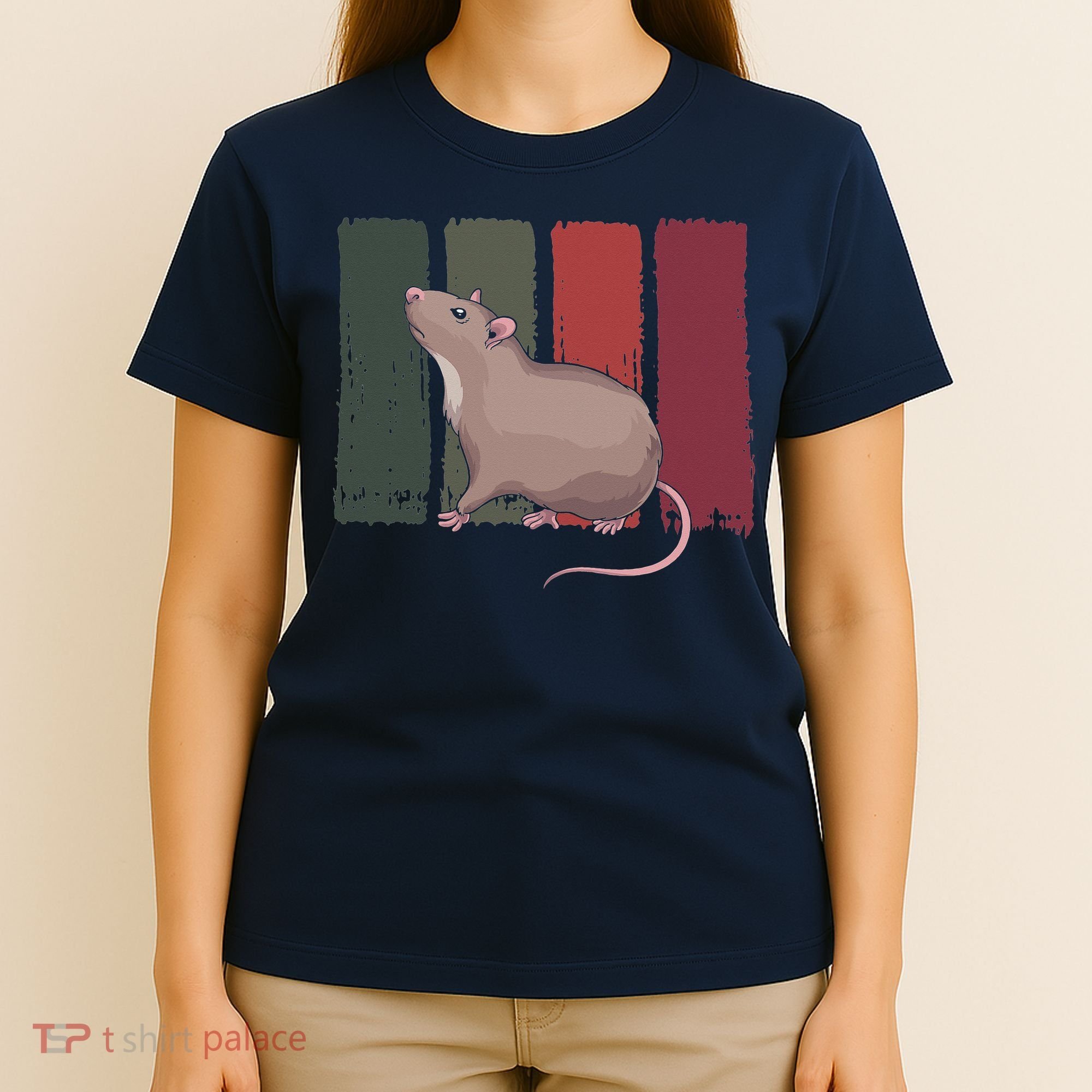 Pet Owner Rodent Animal Lover Retro Rat T-Shirt