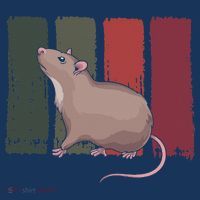 Pet Owner Rodent Animal Lover Retro Rat Women's Hoodie thumb 2