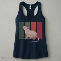 Pet Owner Rodent Animal Lover Retro Rat Women's Tank Top thumb 3