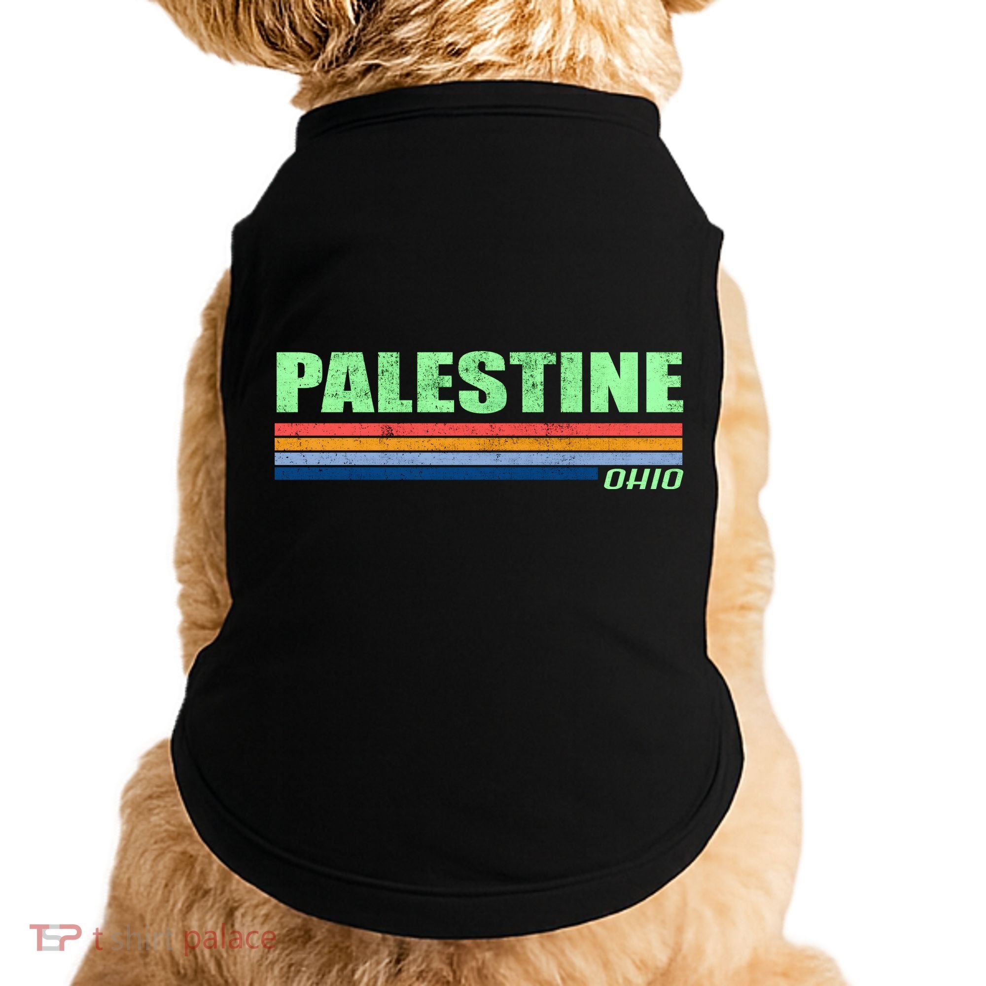 Palestine Ohio Retro Doggie Tank